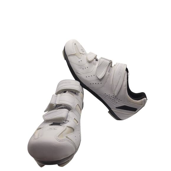 Serfas Cycling Shoes Women White/Blk Trim Coolflow PTF Sz 38/ 7.5US - Picture 3 of 12